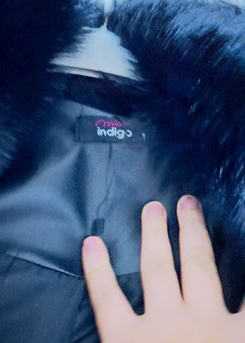 Siyah Kürk Detaylı Uzun Kadın Yelek - Görsel 5