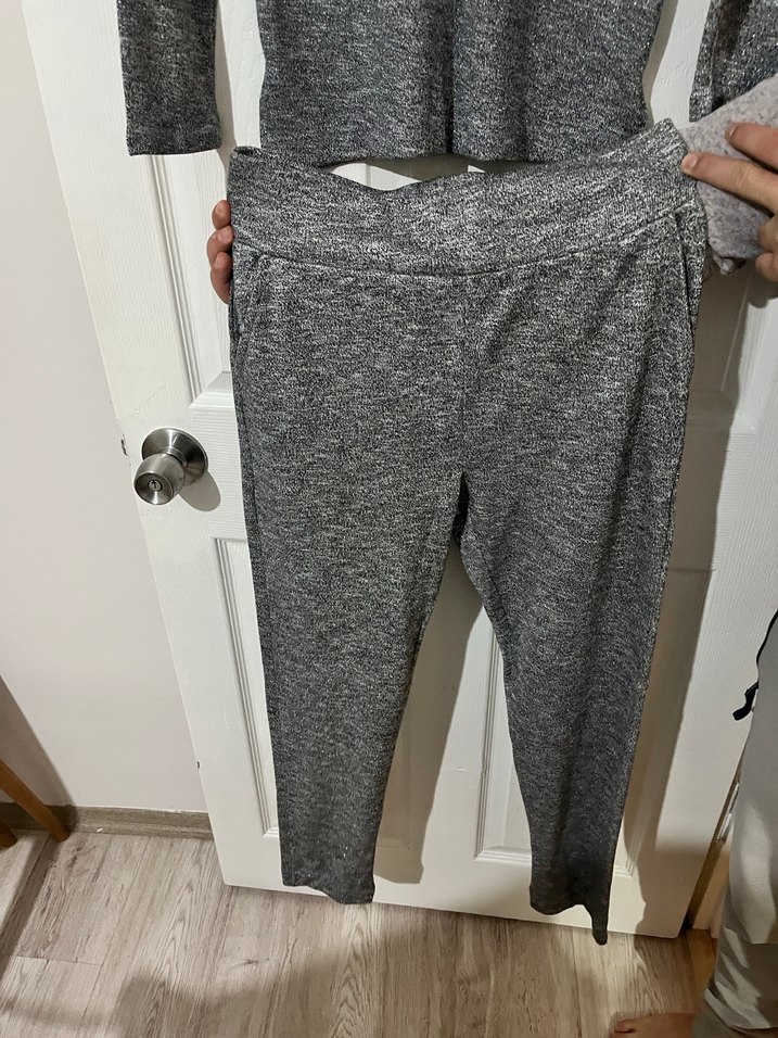 Gri Erkek Uzun Kollu Rahat Pijama Takımı - Görsel 3