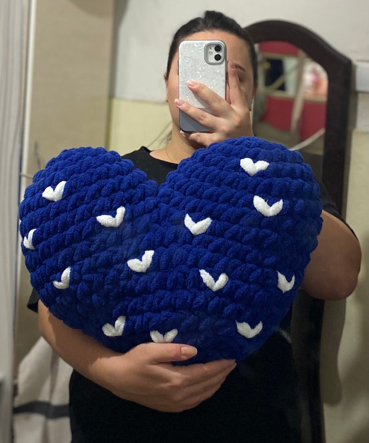 Puffy Kalp Yastık - Görsel 3