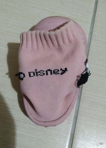 Kız Çocuk Pembe Örgü Sıcak Ev Terliği - Görsel 2