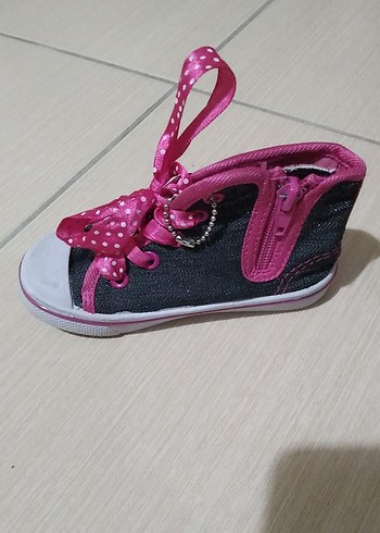 Kız Çocuk Pembe Nakışlı Spor Ayakkabı - Görsel 3