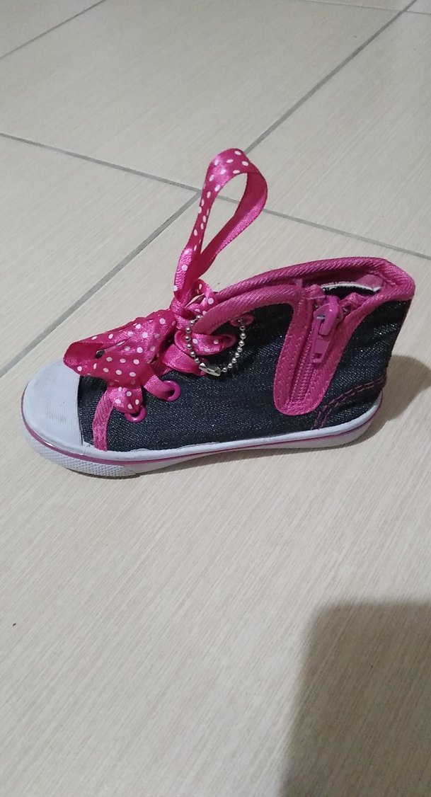 Kız Çocuk Pembe Nakışlı Spor Ayakkabı - Görsel 3