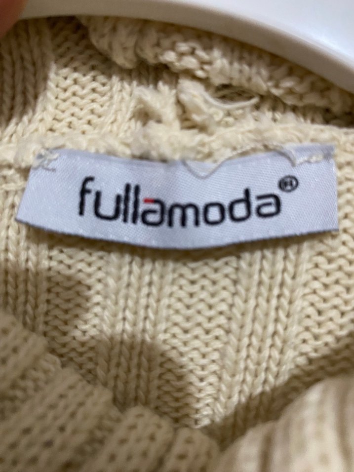 Bej İnce Triko Boğazlı Kadın Kazak - Görsel 5