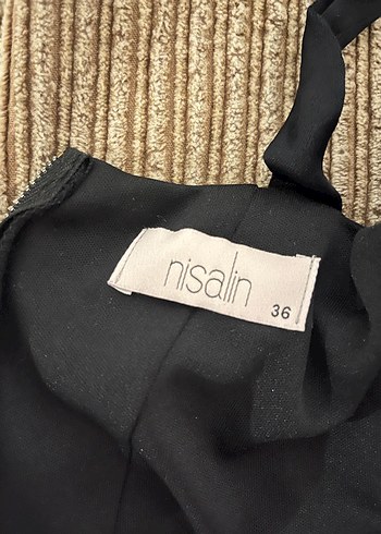 NİSALİN Siyah Saten Korse Top - Görsel 5