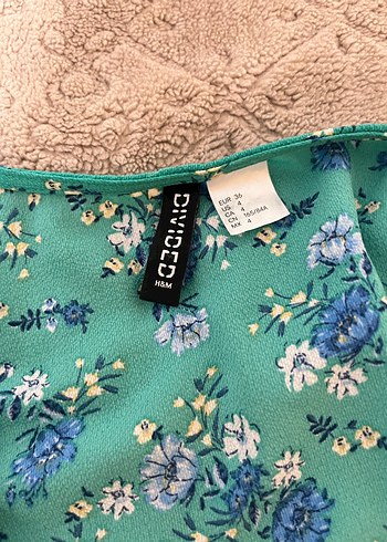 H&M V Yaka Kadın Bohem Bluz - Görsel 3