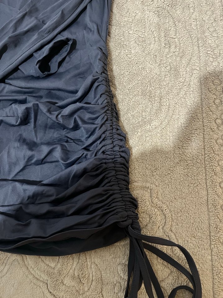 Mai Collection Uzun Kol Mini Elbise - Görsel 4