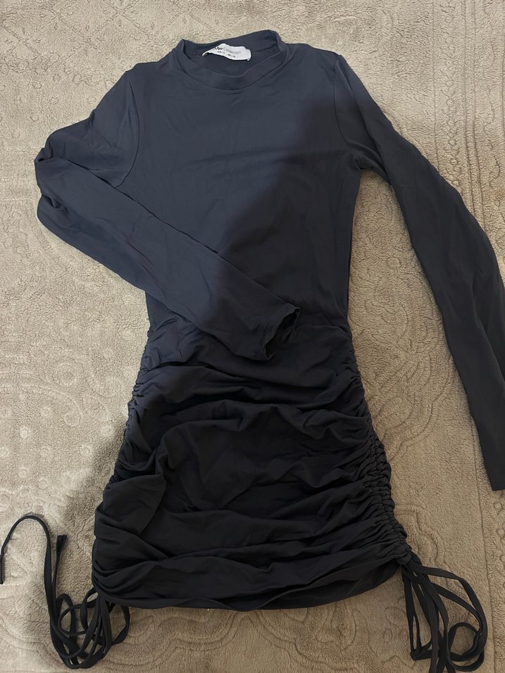 Mai Collection Uzun Kol Mini Elbise - Görsel 2