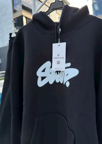 Siyah Fermuarlı Mini Sweatshirt - Görsel 2