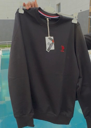 Erkek Siyah Baskılı Streetwear Sweatshirt - Görsel 4