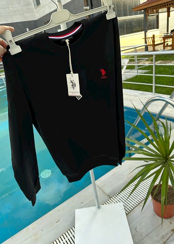 Erkek Siyah Baskılı Streetwear Sweatshirt - Görsel 2