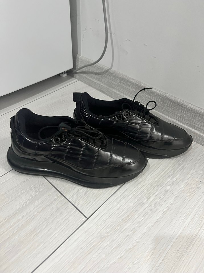 Siyah Erkek Günlük Sokak Stili Spor Ayakkabı - Görsel 2