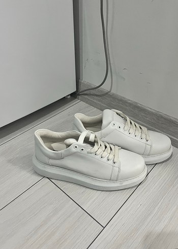 Beyaz Erkek Spor Ayakkabı - Görsel 3