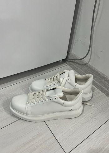 Beyaz Erkek Spor Ayakkabı - Görsel 2