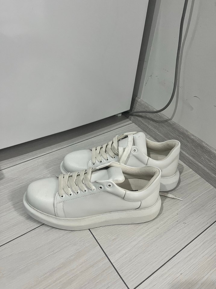 Beyaz Erkek Spor Ayakkabı - Görsel 2