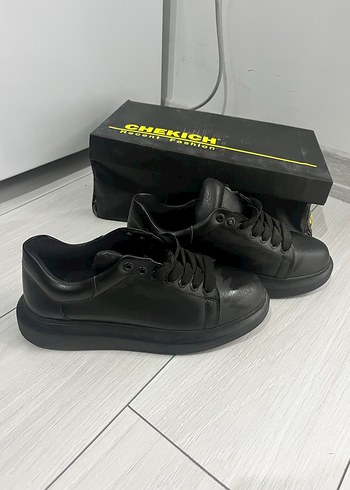 Siyah Erkek Street Wear Sneakers - Görsel 2
