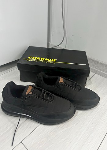 Siyah Erkek Spor Ayakkabı CHEKICH - Görsel 2