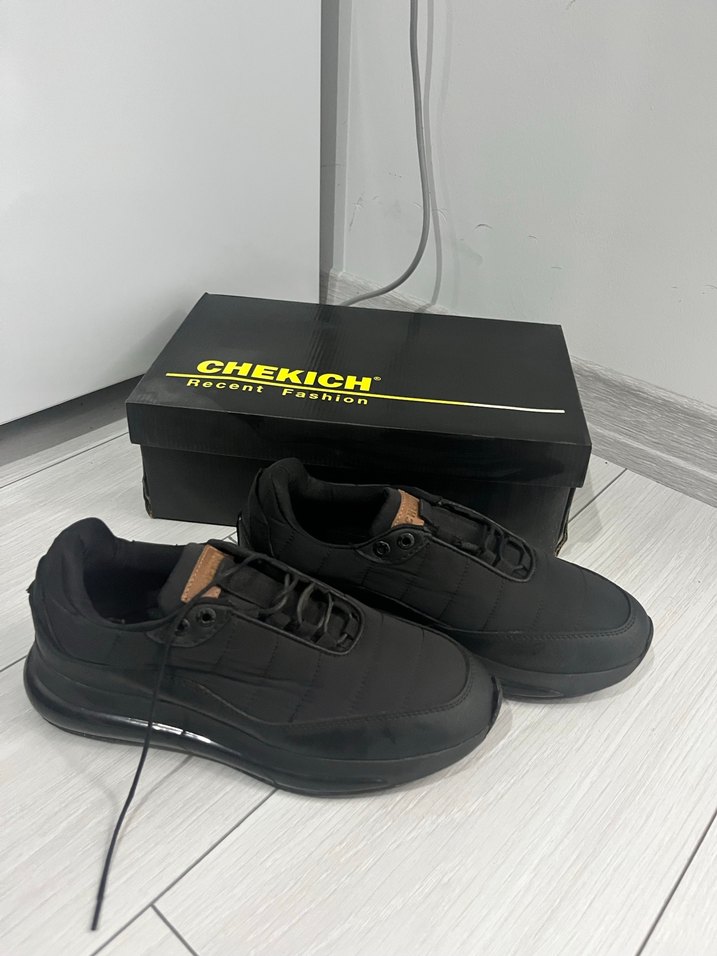 Siyah Erkek Spor Ayakkabı CHEKICH - Görsel 2