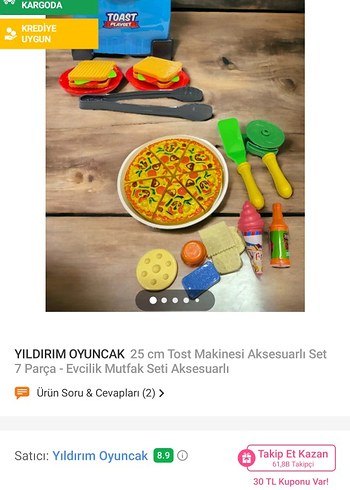 Renkli Oyuncak Mutfak Seti ve Piknik Kutusu - Görsel 4