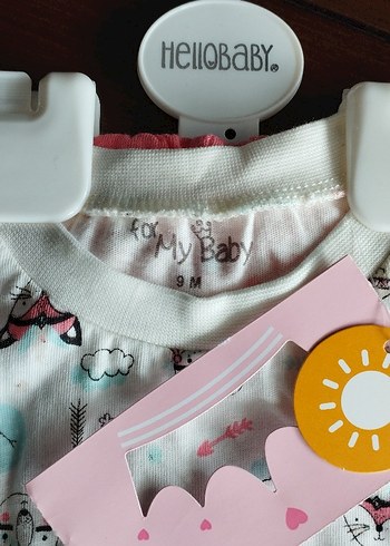 Kız Çocuk Baskılı Kısa Kollu Tişört - Görsel 4