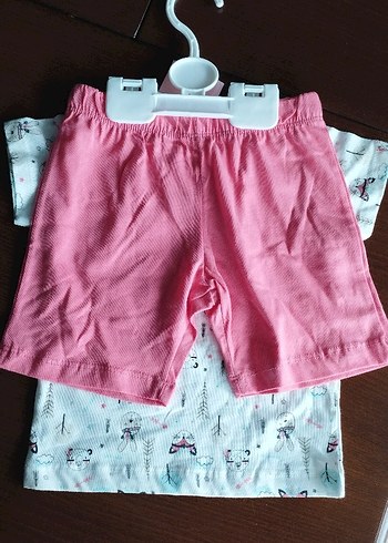 Kız Çocuk Baskılı Kısa Kollu Tişört - Görsel 2