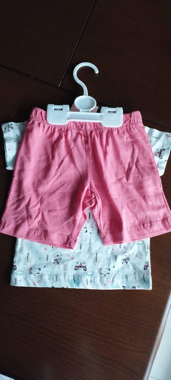 Kız Çocuk Baskılı Kısa Kollu Tişört - Görsel 2