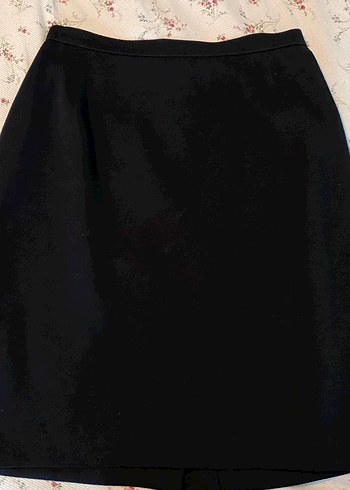 Kumaş kalem kadın siyah etek - Görsel 4