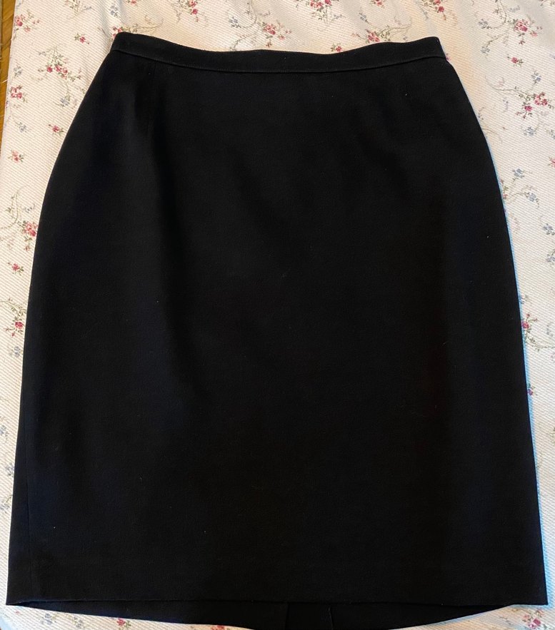 Kumaş kalem kadın siyah etek - Görsel 4