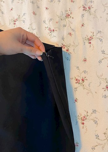 Siyah Midi Kalem Etek - Görsel 2