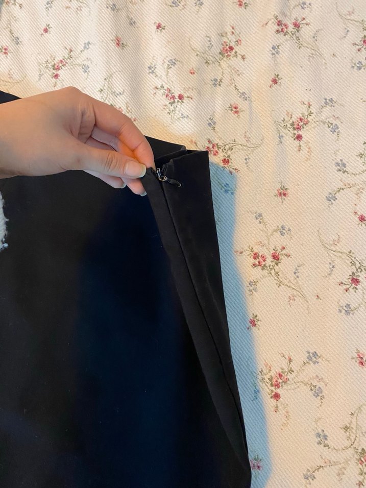 Siyah Midi Kalem Etek - Görsel 2