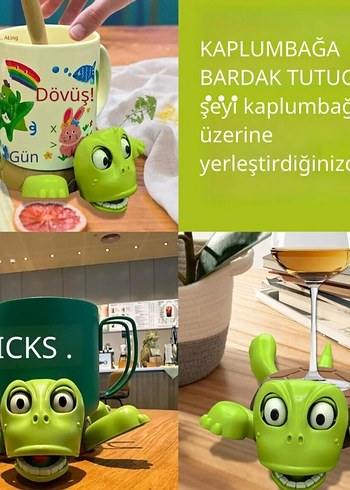 Komik Kaplumbağa Bardak Tututucu - Görsel 3