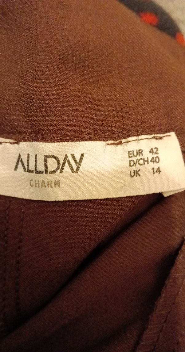 Kahverengi kumaş Kadın Midi Pantolon - Görsel 5