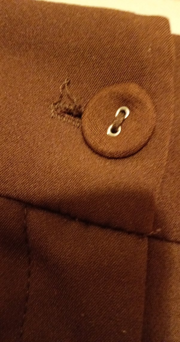 Kahverengi kumaş Kadın Midi Pantolon - Görsel 3