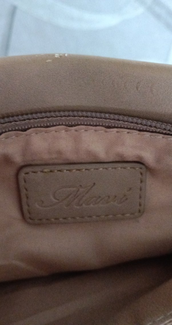 Bej Süet Kadın Omuz Çantası - Görsel 4