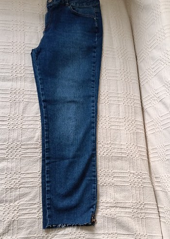 Kadın Mavi Denim Normal Kesim Jean - Görsel 5