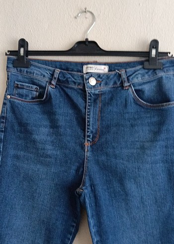 Kadın Mavi Denim Normal Kesim Jean - Görsel 2