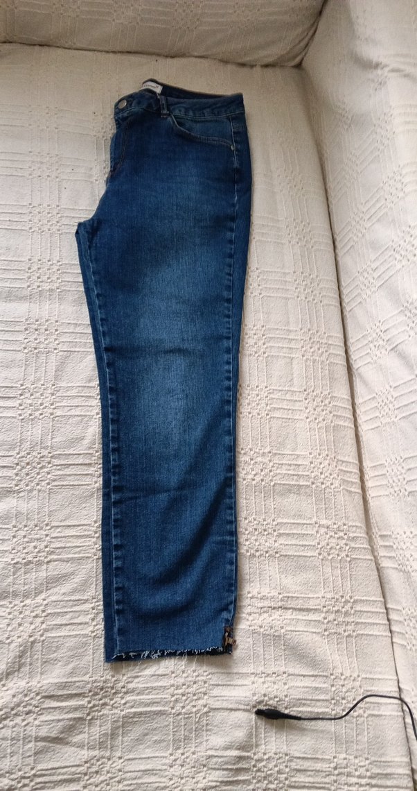 Kadın Mavi Denim Normal Kesim Jean - Görsel 5