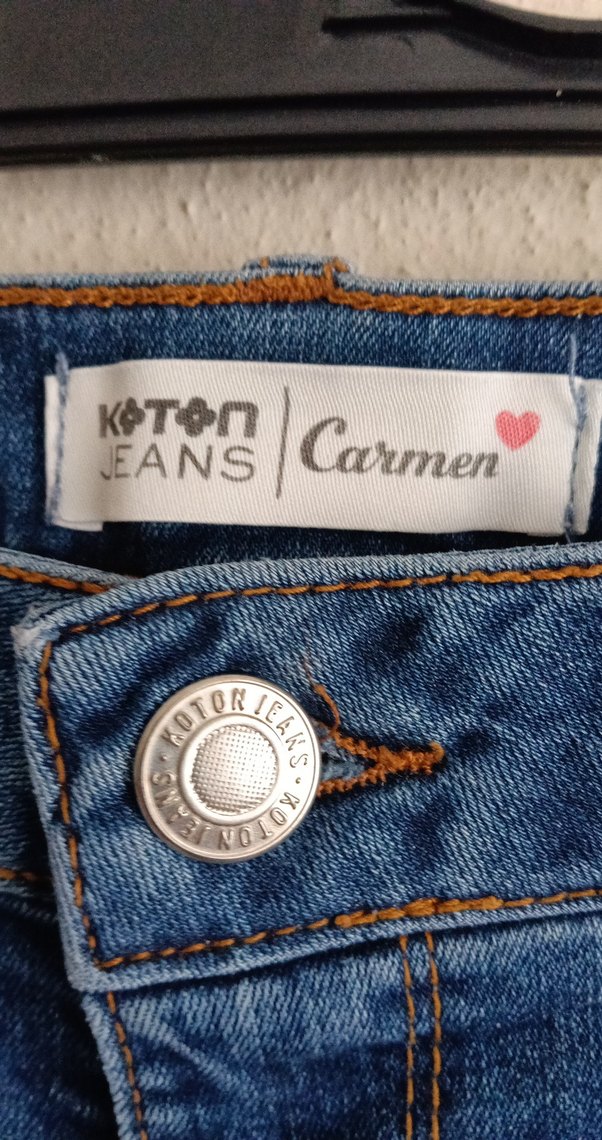 Kadın Mavi Denim Normal Kesim Jean - Görsel 3