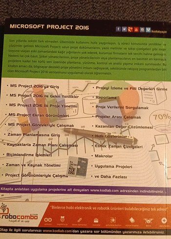 Microsoft Project 2016 Planlayıcı Kitap - Görsel 2