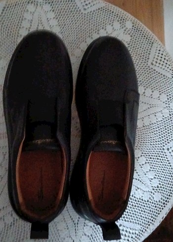 Siyah Erkek Klasik Lastik Ayakkabı - Görsel 4