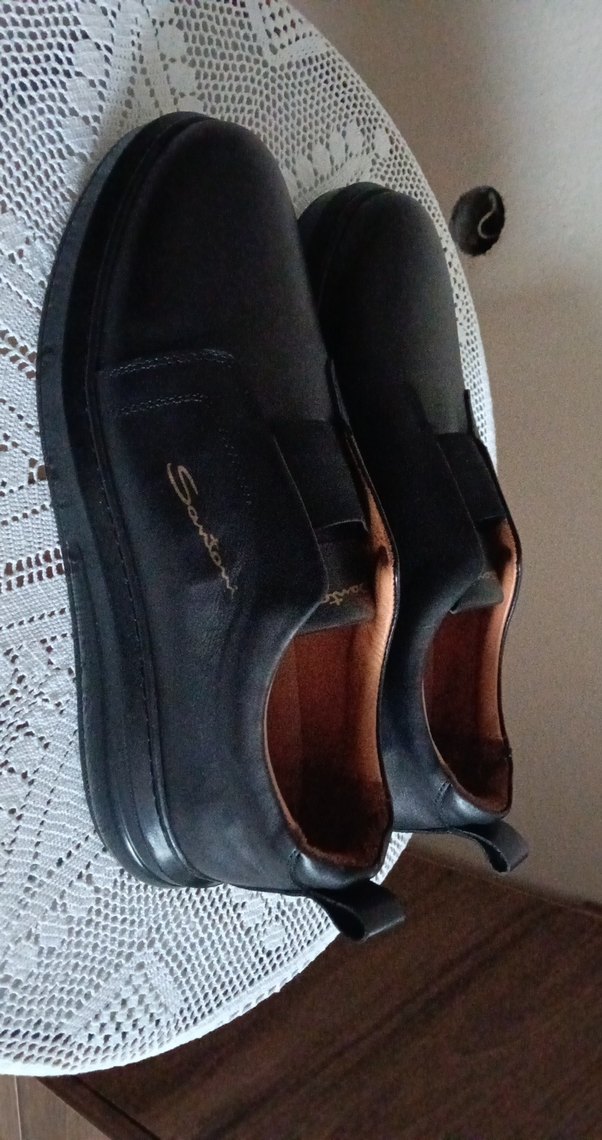 Siyah Erkek Klasik Lastik Ayakkabı - Görsel 2