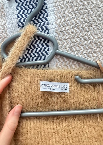 Kahverengi Kürklü Uzun Kollu Triko Hırka - Görsel 2