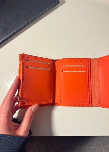 Turuncu Kadın Cüzdanı - Görsel 3