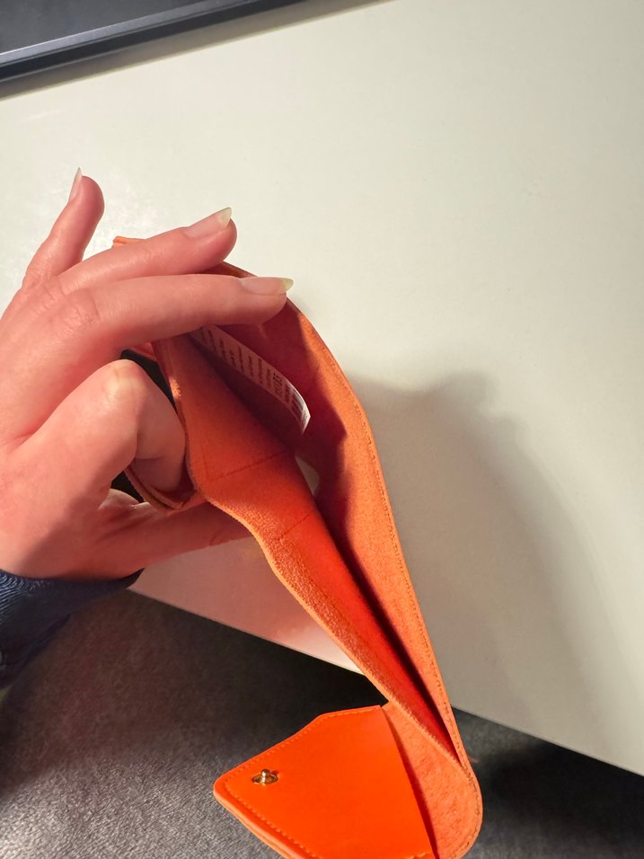 Turuncu Kadın Cüzdanı - Görsel 4