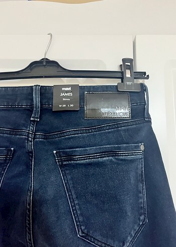 Erkek Mavi Denim Regular Fit Jean - Görsel 3