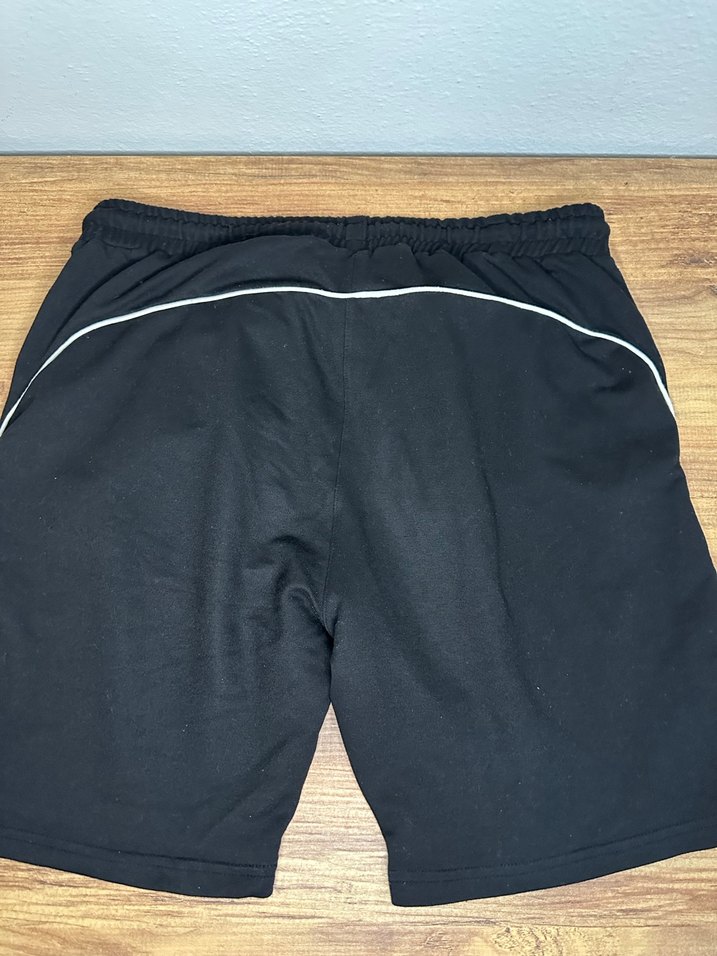 Siyah Elastik Bel Mini Spor Şort - Görsel 3