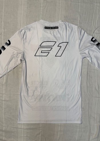 Beyaz Erkek Baskılı Uzun Kollu Sweatshirt - Görsel 5