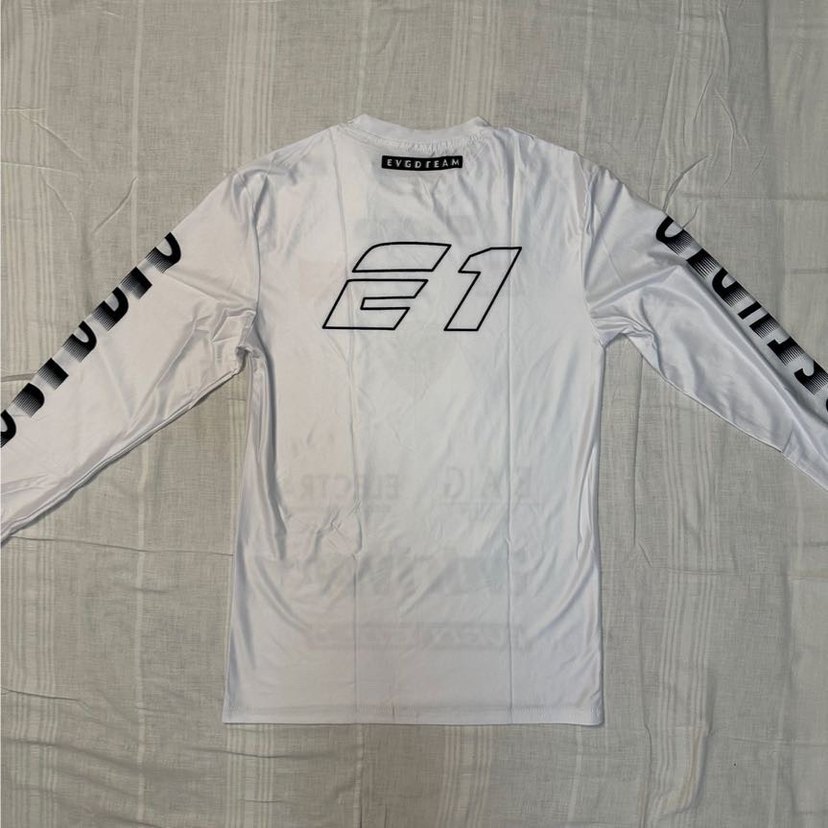 Beyaz Erkek Baskılı Uzun Kollu Sweatshirt - Görsel 5