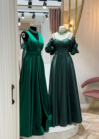 Bordo Drapeli Uzun Abiye Elbise - Görsel 11