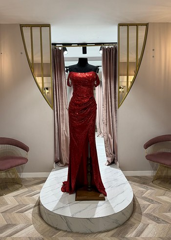 Uzun Siyah Nakışlı Gotik Abiye - Görsel 20