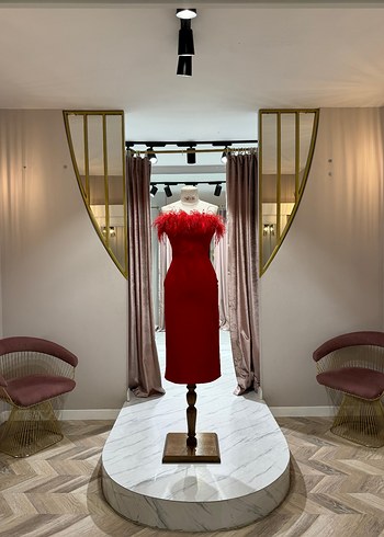 Uzun Siyah Nakışlı Gotik Abiye - Görsel 13